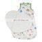 Rainbow and star pattern design wearable sleeping bag,2.5 tog super soft infant sleeping bag