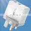 Universal UK Socket Standard 2.1A Dual USB Port Phone Tablet Travel Power Adapter