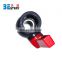 High quality plastic fitting red handle grey color upvc compact ball valve for swimming pool