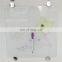 frameless anti-reflective acid etched clear glass board