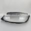 PORBAO car parts black border headlight glass lens cover for golf 7 (14-17 year)