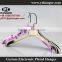 IMY-350 Violet Plating Plastic Thick Hanger for Clothes