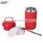 Custom 450ml stainless steel lunch box food grade food jar with spoon