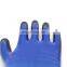 2020 NEW Designed Customized Logo Red Blue Safety Waterproof Nitrile Working Gloves