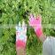 HANDLANDY Comfortable pink gardening glove women children men hand protection breathable gloves