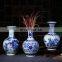 High Quality centerpiece Ceramic Decorative blue and white porcelain vase tall