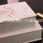 Custom book shape paper box gift makeup packaging for cosmetic set