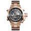 new 2019 SKMEI 1515 watches men wrist stainless steel band quartz wristwatches