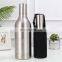 Stainless Steel Insulator Protective Travel Wine Bottle For 750ml Wine Portable Champagne Carrier