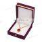 New arrival hot selling custom leather jewelry box custom logo ring jewelry box