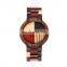 GOHUOS 16081Women Watch Stylish Chinese Spliced Wooden Table Quartz Watches Wholesale Bulk