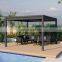 Outdoor Garden Gazebo Roof Bioclimatic Outdoor Pavilion Balcony Waterproof Windproof Aluminium Louvre Pergola