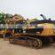 Used Caterpillar crawler excavator 349DL, 50ton CAT large crawler digger