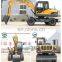HENGWANG HWL80-6 4 ton 8 ton wheel excavator manufacturer in Jining