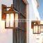 Simple European outdoor door waterproof villa garden tea house Chinese style hotel antique wall lamp