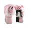 Fashion PU Leather Boxing Gloves for Training Martial Arts New Black Red OEM Logo Thai Color Material Adults People Origin