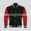 Genuine leather sleeve Letterman jacket real leather sleeve college jackets  wool fabric soft leather polyester lining