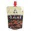 Custom Printed Standing Pouches Spout Plastic BBQ Sauce Packaging Bag