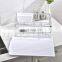 3 Piece Sturdy Kitchen Sink Side Draining Kitchen Counter Top Chrome Dish Drying Rack,Dish Rack and Drainboard Set