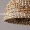 Wicker Farmhouse Woven Straw Chandelier, Rustic Seagrass Pendant Lighting
