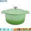 High-Quality Nonstick Round Colorful Enamel Dutch Oven Casserole Cooking Pot Cast Iron Cookware