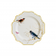 Modern Design Fine Bone China Dinnerware Sets Ceramic Dishes Gold Bird Charger Plate