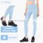 Women's High Waist Non-Slip Waist Yoga Pants Skin Friendly Sports Leggings OEM Workout Tights