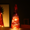 Glass Christmas Tree Luminous Decoration Center Decoration LED Desktop Window Fireplace Display Party Indoor Home Decoration