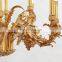 european candle light living room brass pendant light home custom made large chandelier