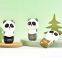 OEM Customized Correction Tape Panda Shape Office Student Promotional 5mm*12m Black and Brown Cute Cartoon White out Tape