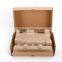 Top Quality Pizza Custom Cardboard Brown Kraft Paper Carton Box With Logo