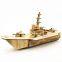 Wooden aircraft carrier model