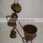 Wrought iron ant garden pot decoration