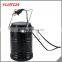 easy carry Solar telescopic camping lamp Camping light lantern