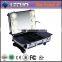 Professional aluminum lighted makeup trolley case with lights
