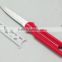 PS+2CR13 PARING KNIFE WITH WHITE COVER AND HOLE