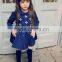 2015 Korean Pure Cotton Princess Dress Pearls Fashion Girls Dresses Spring