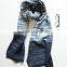 New Arrvial Winter Fashion Woman Long Striped Wool Knitted Scarf