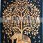 Small size multicolored tapestry wall hanging throw wholesale indian bedsheet