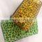 Osini colorful custom Leopard print fritillary bag cosmetic waterproof Glittering PU zipper LEOPARD pencil pouch