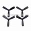 Black 2 Pairs 4045 Bull Nose 3-Blade CCW CW Propellers