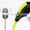 Noise canceling bluetooth 4.1 retractable earphone bluetooth sweatproof in-ear style