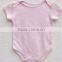 PF-MS-114 high quality cotton white onesie baby romper