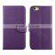 Best High Quality PU Flip Leather Case For iPhone6S, Book Style Wallet Leather Case For iPhone6S