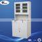 0.5 Thickness Knock Down Large Metal Storage Cabinets with Glass Door
