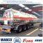 aluminum fuel tank trailer 4 cbm, aluminum box trailer