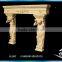 Beautiful art fireplace mantel