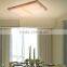 Solid Wood Frosted Glass Customized LED Electrodeless Dimming Ceiling Light