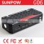 sunpow NEW 16500mah lithium battery power bank high capacity 12v car jump starter for car and motorcycle with Air compressor