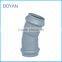 Chinese Manufacturer Plastic Pipe Fitting ZheJiang Pvc Grey Two Faucet 22.5 Degree Elbow